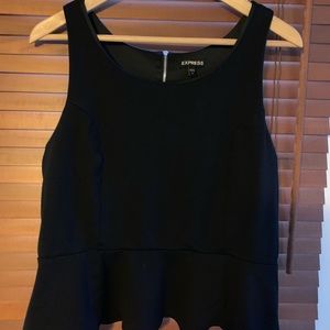 Express Black Halter Dress Blouse